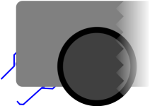Diagram of the positions of the doubled sensors.