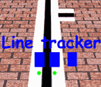 Diagram of line tracker "end of line" marker.