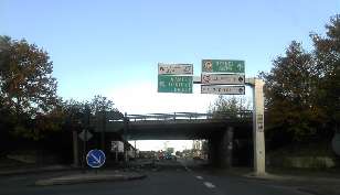 Entering the Rennes Rocade