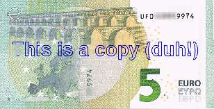 New five Euro note