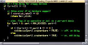 MIDI module source code