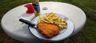 Chicken and chips