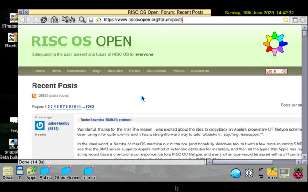 The RISC OS desktop on Android