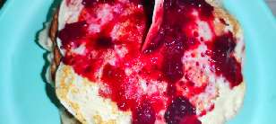 Cherry pancakes