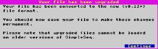 File upgraded dialogue