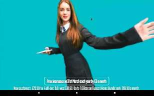 A screenshot from an advertisment