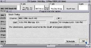 Programme information for South Today