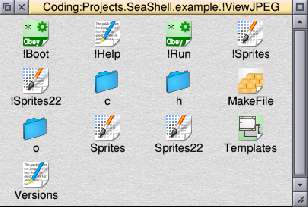 The created app shell