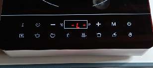 Induction cooker controls