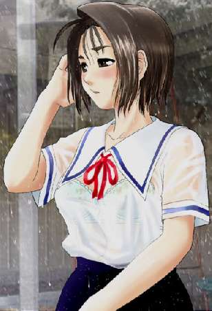 Another dripping wet schoolgirl