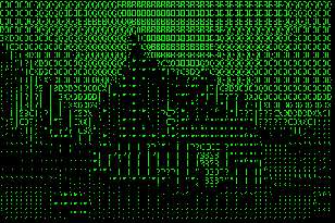 The house from the other side, as ASCII art