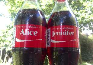 Share your coke with... (awww, sweet, but wait, can we catch something nasty doing this?)