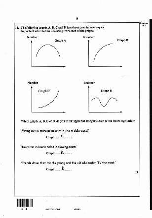 Examination paper, maths foundation, page 14