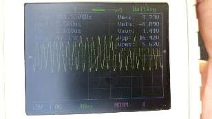 Initial pulse waveform, 10us