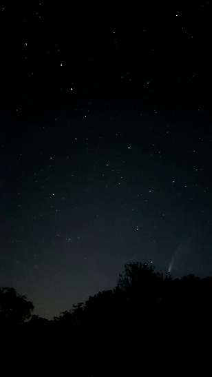Big Dipper and NEOWISE