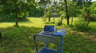 A peaceful place to write.
