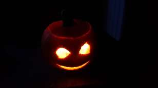 My pumpkin is proper lit.