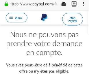 PayPal says no