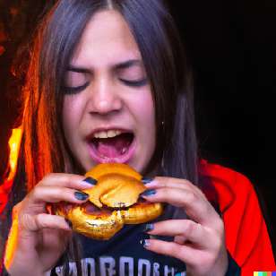 Poor girl may not survive the Carolina Reaper burger