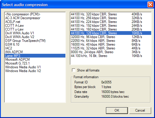 change checking ima adpcm audio codec