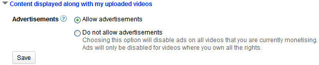 YouTube advertising