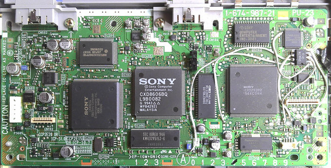 PlayStation main board.