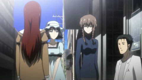 Steins;Gate - epic glaring.