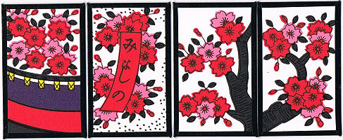 Hanafuda: March / Cherry blossom