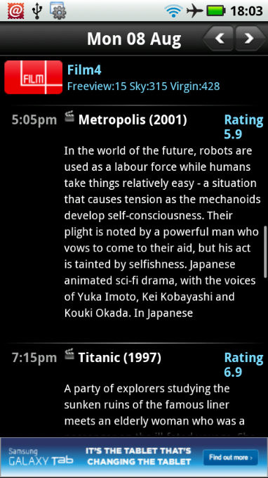 Android - TV Guide