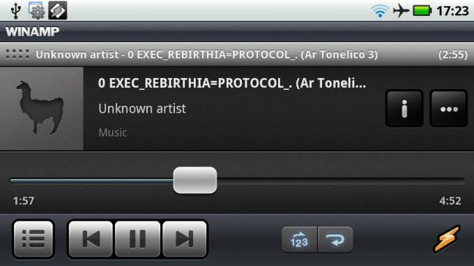Android - WinAMP