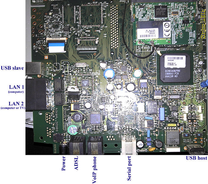 Orange Livebox (Inventel) board