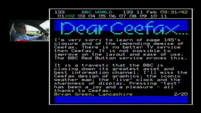 New satellite receiver - the Targa's teletext implementation