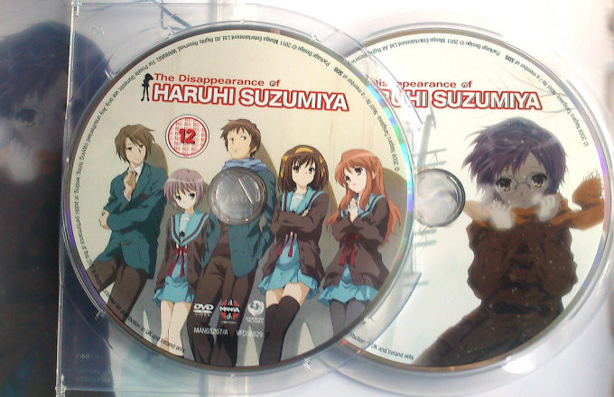 The Disappearance of Haruhi Suzumiya DVD