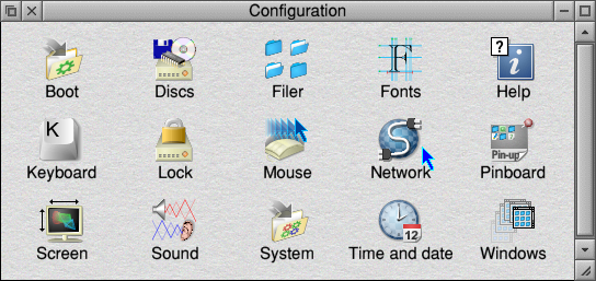 RISC OS system configuration