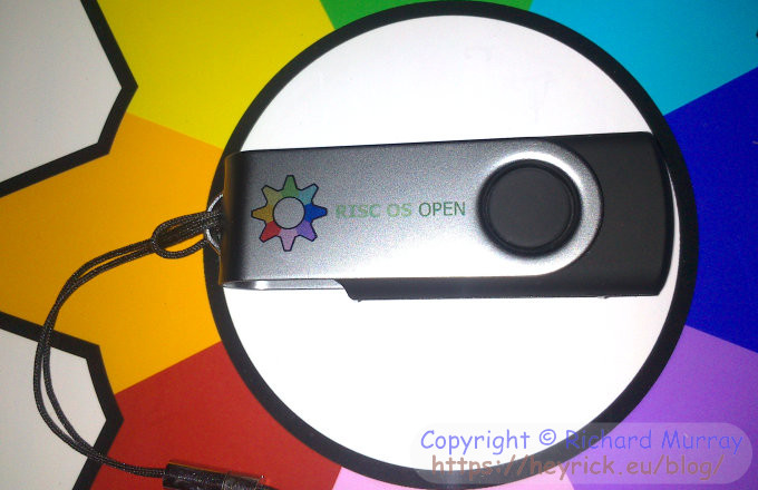 ROOL branded USB stick - a piece of RISC OS history!