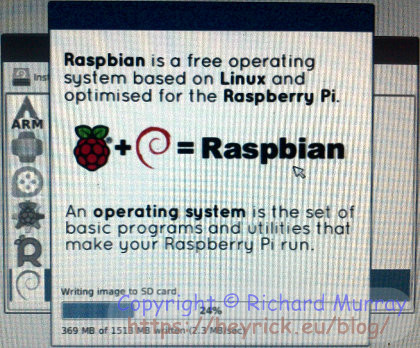 Installing Raspbian on the Raspberry Pi