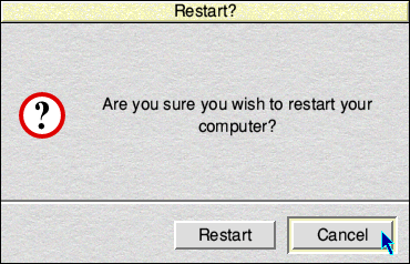 Restart prompt