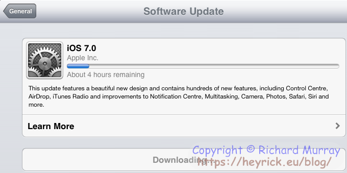 Installing iOS