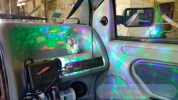 Car disco light