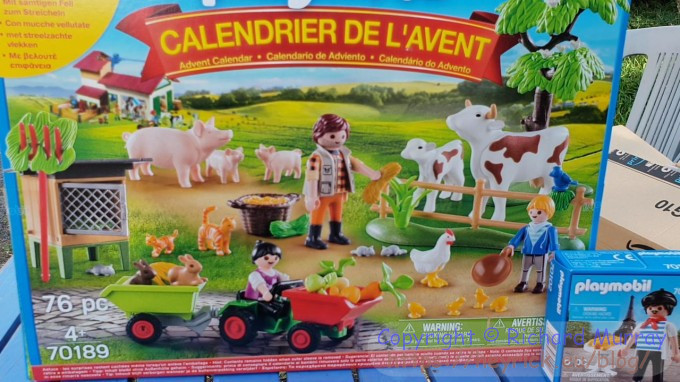 Playmobil advent calendar.
