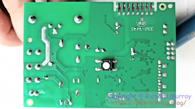 Tassimo control board - bottom (flipped)