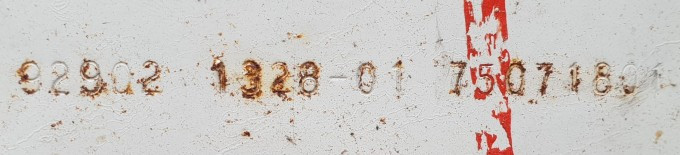 Engine serial stamp