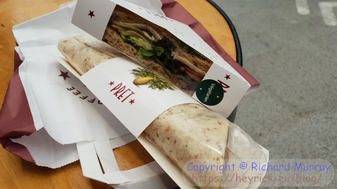 Two things at Pret