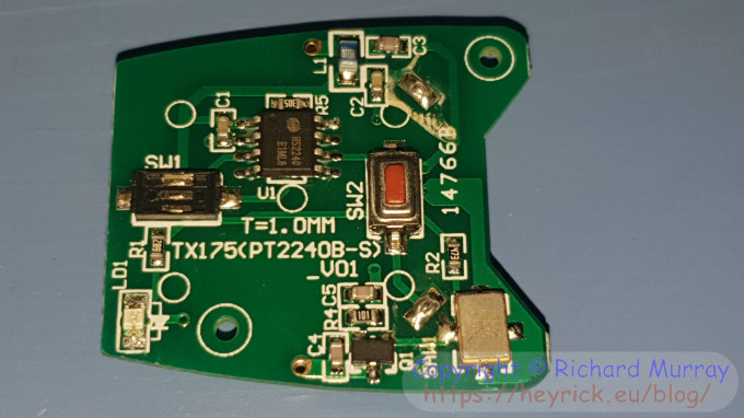 Key fob circuit