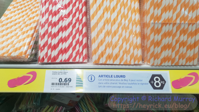 Heavy straws