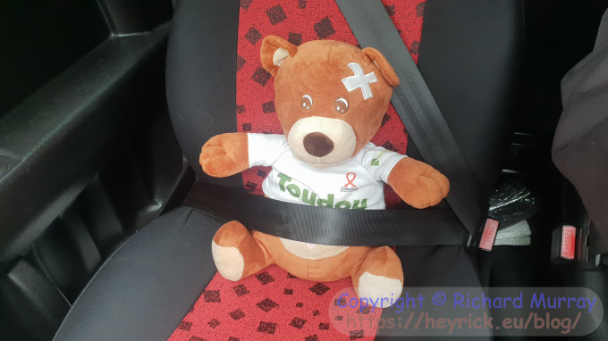 Safety first - always wear the seat belt