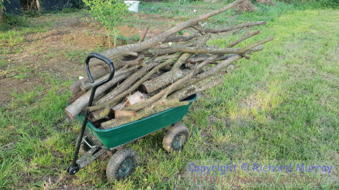 Tidying up the wood bits