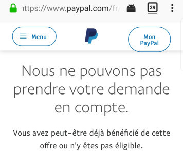 PayPal says no