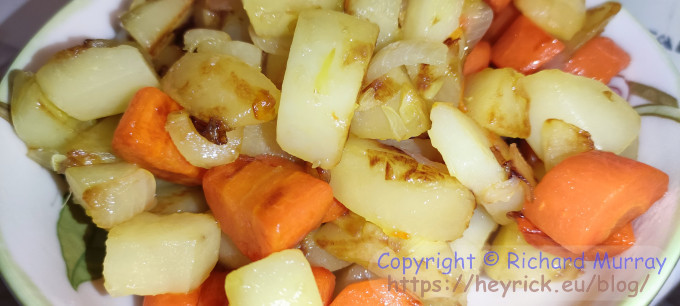 Vegetables, cooked