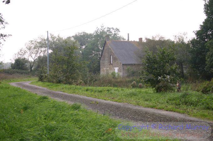 How the driveway used to be